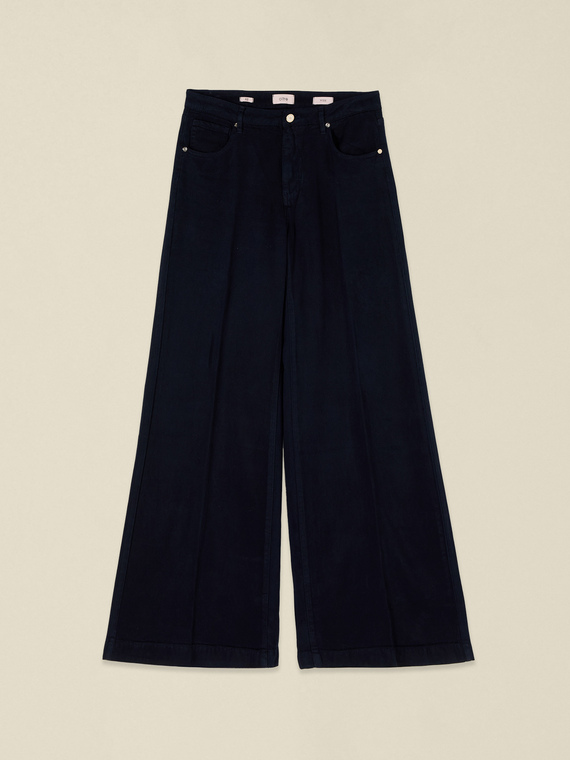 Pantaloni palazzo in tencel