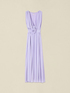 Robe longue avec d&eacute;tail fleur image number 3