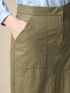 Falda de tubo midi en tejido arrugado image number 2