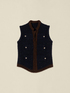 Boucl&eacute; gilet with jewel buttons image number 3
