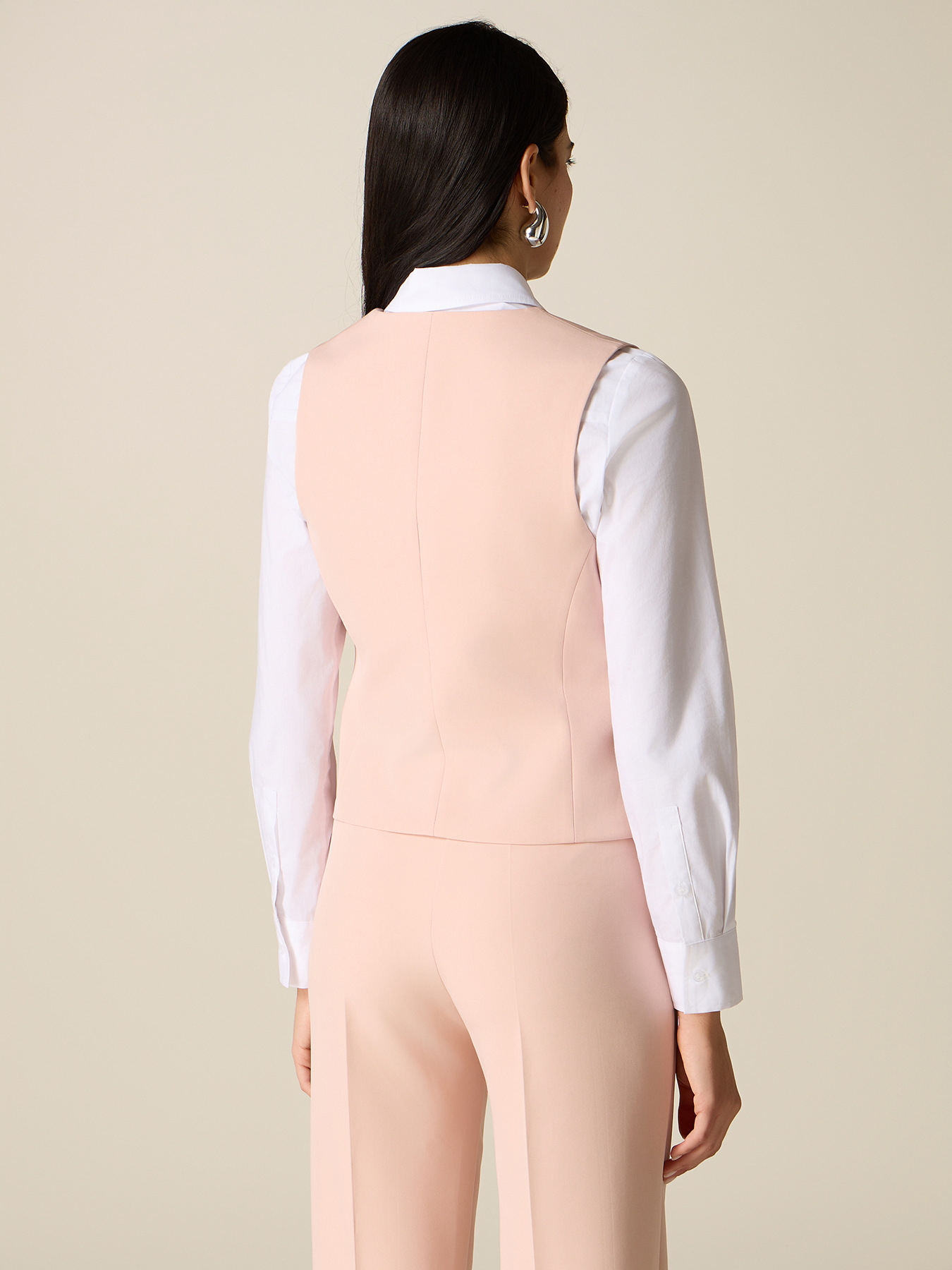 Tailored vest with welt pockets image number 1