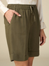 Linen blend Bermuda shorts image number 2