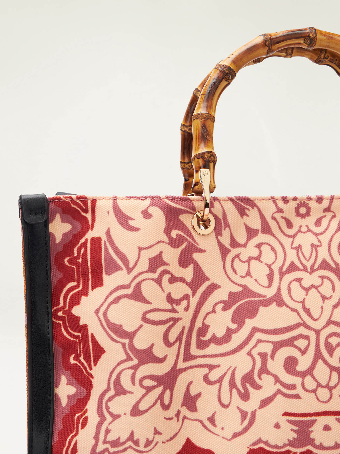 Patterned jumbo tote bag image number 4