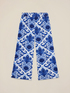 Patterned cotton palazzo pants image number 4