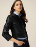 Short jacket with laser processing image number 2