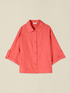 Linen blend shirt jacket image number 3