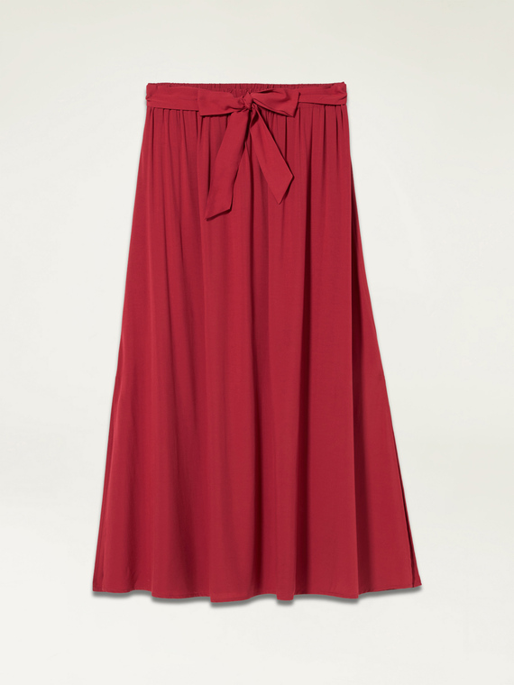 Long viscose skirt