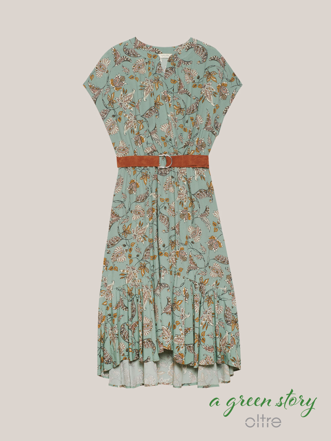 Midi-Kleid mit Blumenmuster image number 3