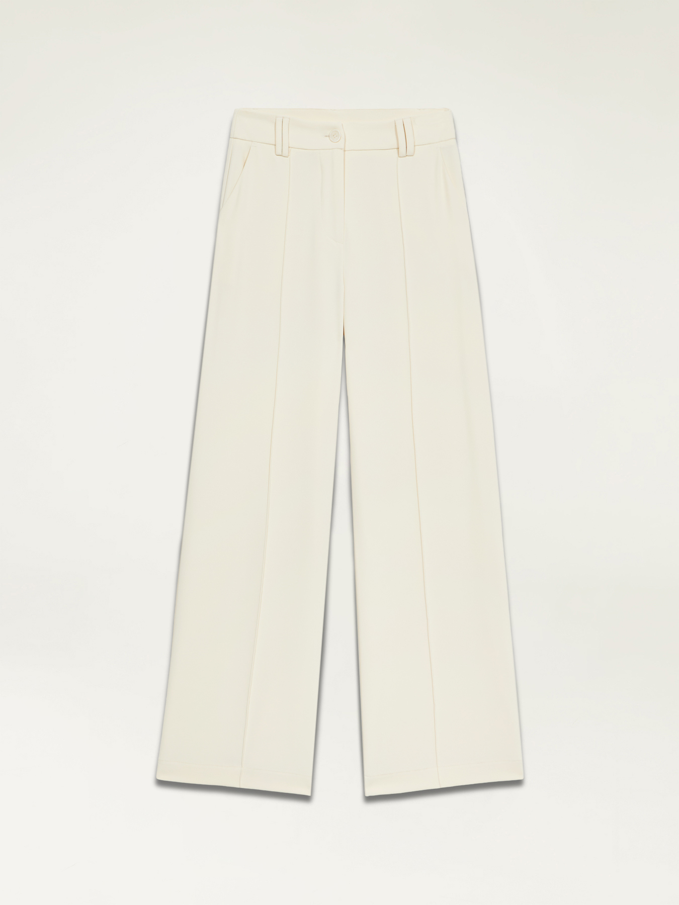 wide leg cady trousers image number 4