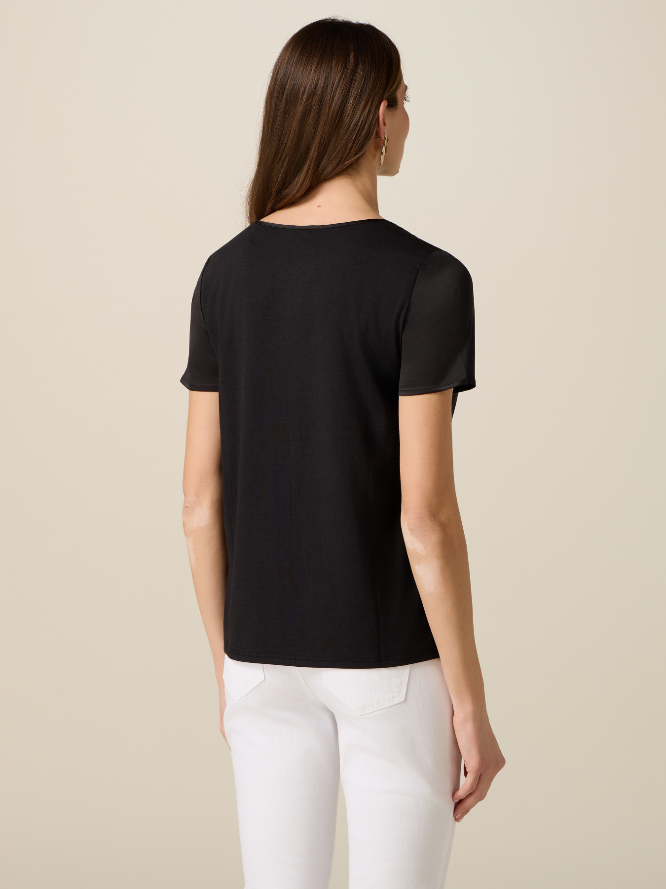 Tricou din două materiale image number 1