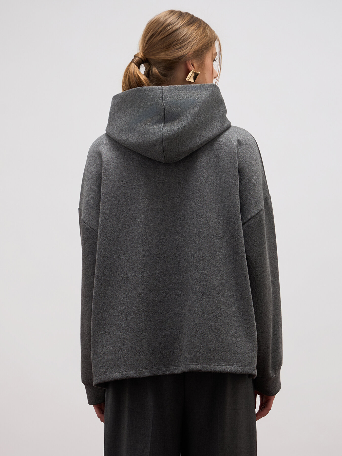 Sweatshirt with embroidery patch image number 1