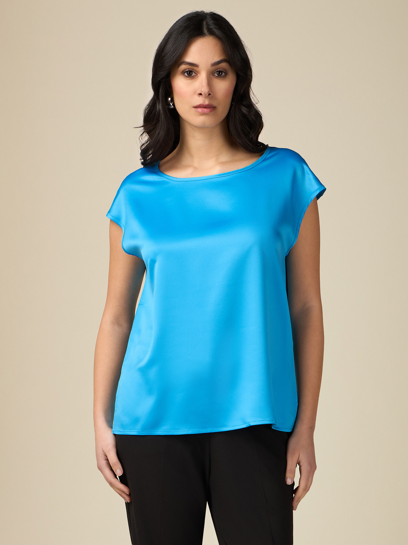 Dual fabric T-shirt image number 0