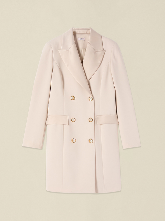 Double-breasted coat dress