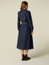 Robe chemise en denim avec ceinture image number 1