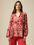 Bluse aus gemusterter Viskose image number 0