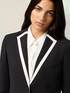 Blazer with contrasting trim image number 2