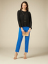 Blouse pliss&eacute;e avec cha&icirc;ne image number 3