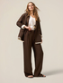 Blazer destrutturato con cintura image number 3