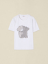T-shirt in jersey con micro cristalli image number 3