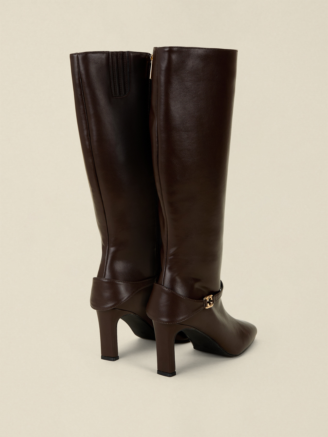 Stivali wide leg con fibbia image number 3