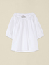 Off-shoulder blouse with jewel detail image number 3