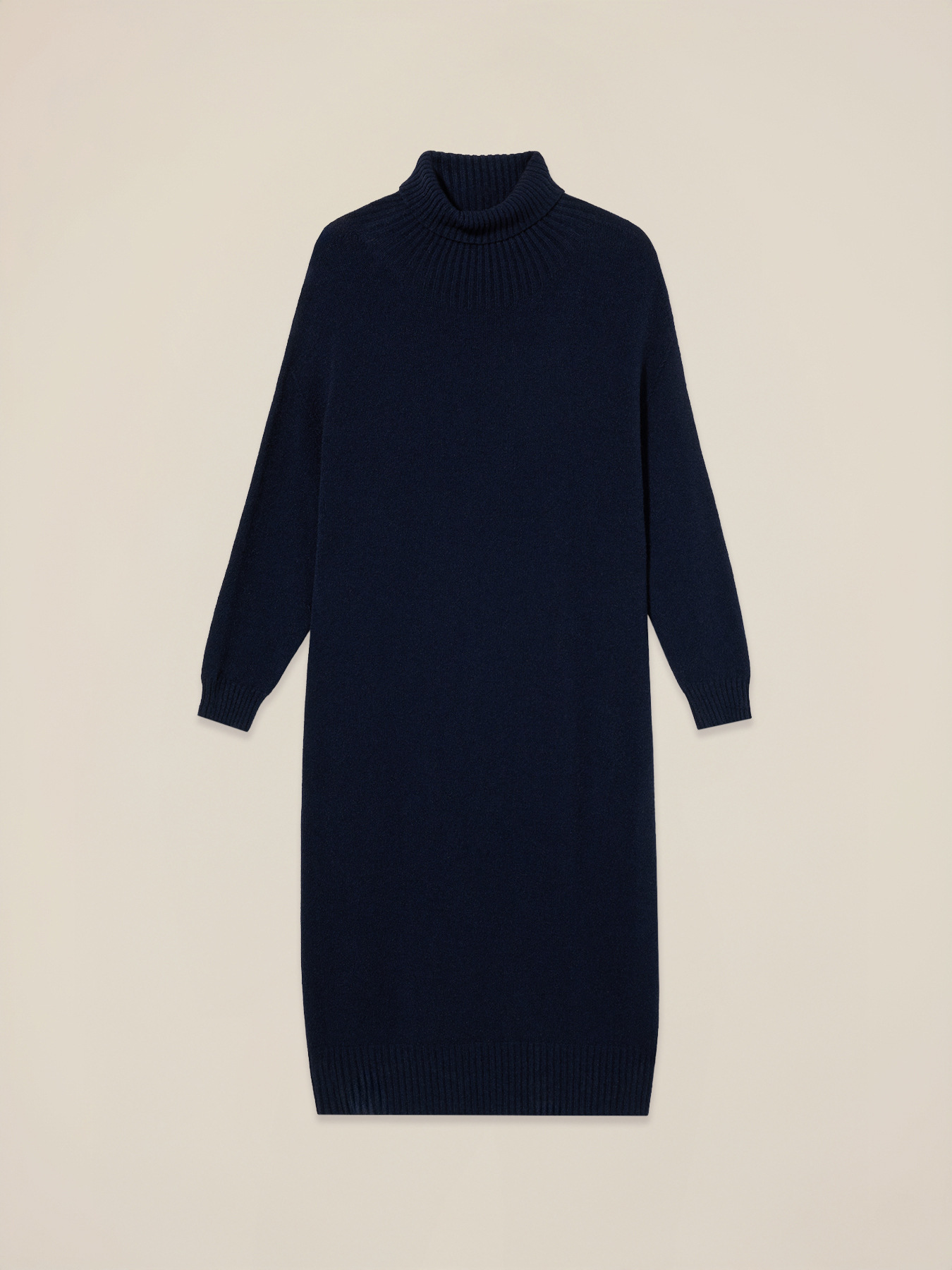 Weites Kleid aus Strickware mit Viskose image number 3