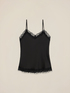 Top lingerie in raso e pizzo image number 3