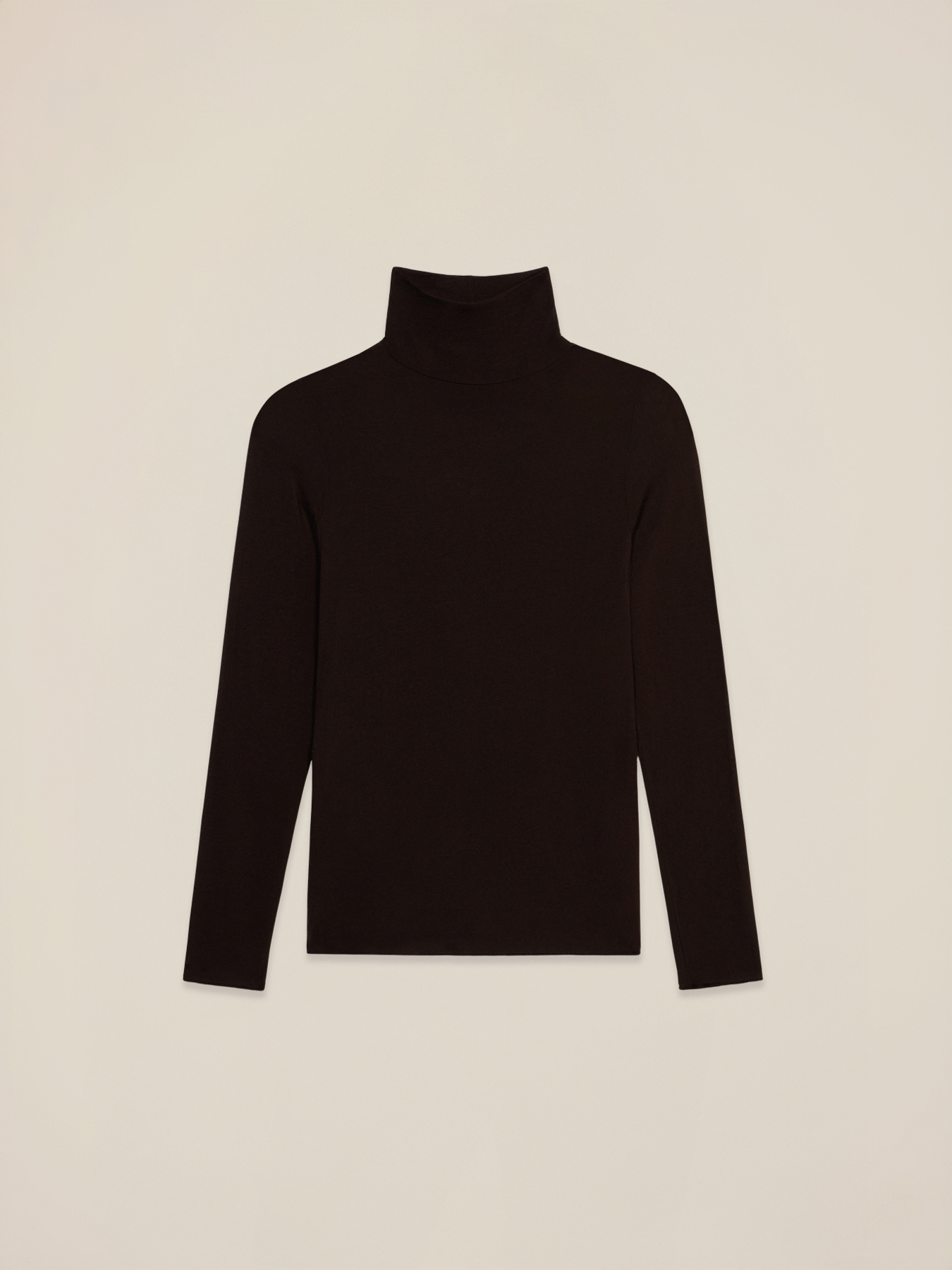 Modal blend turtleneck t-shirt image number 3