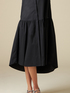 Long poplin dress image number 2