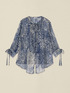 Blouse &agrave; motifs avec n&oelig;uds image number 3