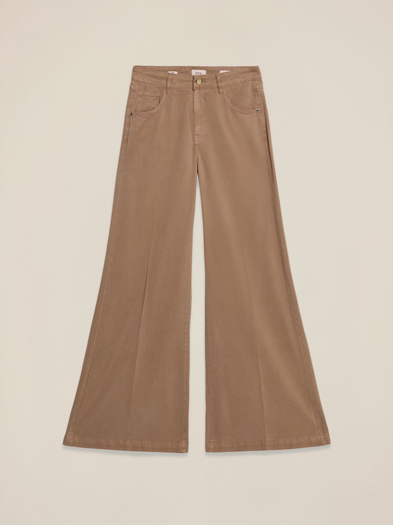 Pantalones palazzo de tencel
