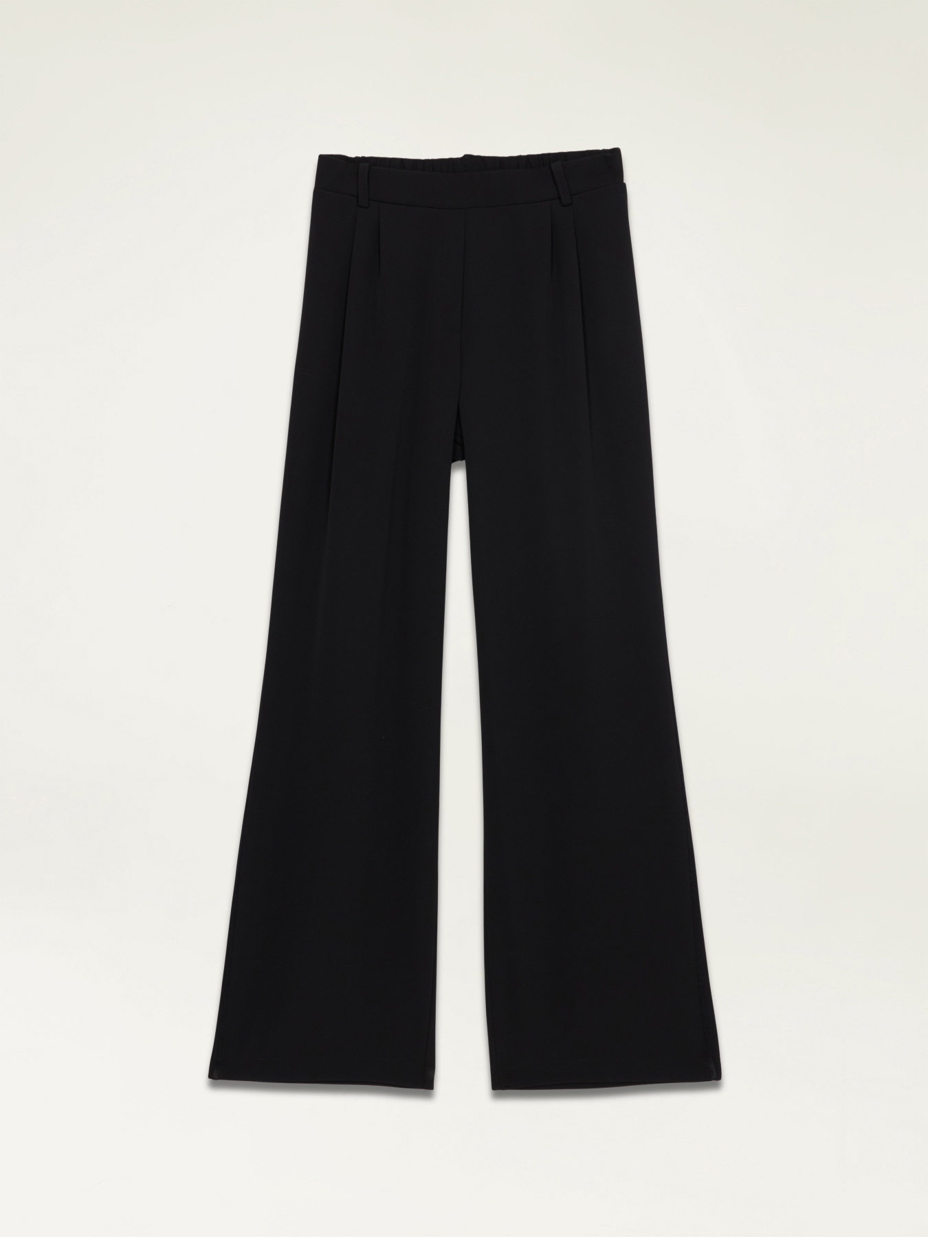 Pantalones vaporosos con cinta lateral image number 4