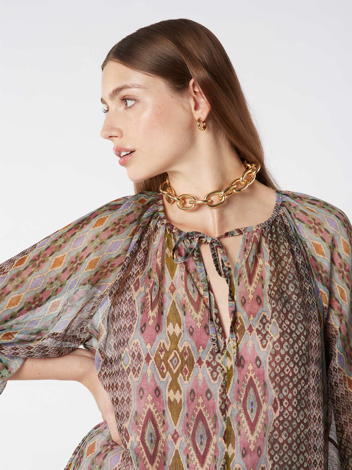 Short patterned dress image number 2