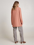 Long viscose blend coat image number 1