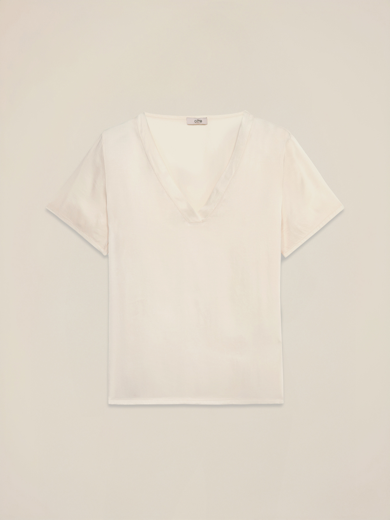 Viscose satin blouse image number 4