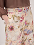 Floral satin palazzo trousers image number 2