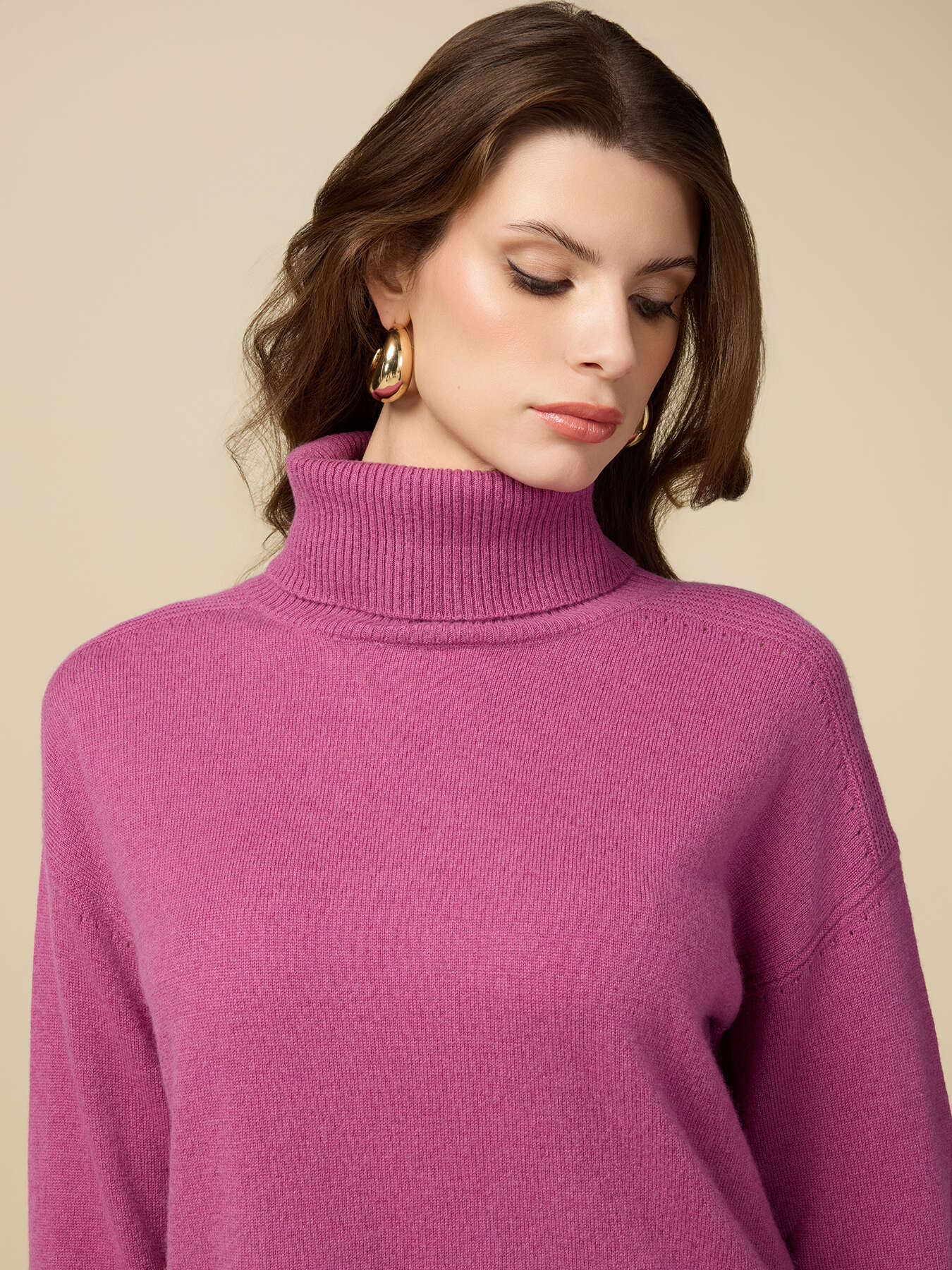 Rollkragenpullover aus Wolle/Kaschmir image number 2