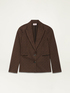 Blazer din jerseu jacard image number 3