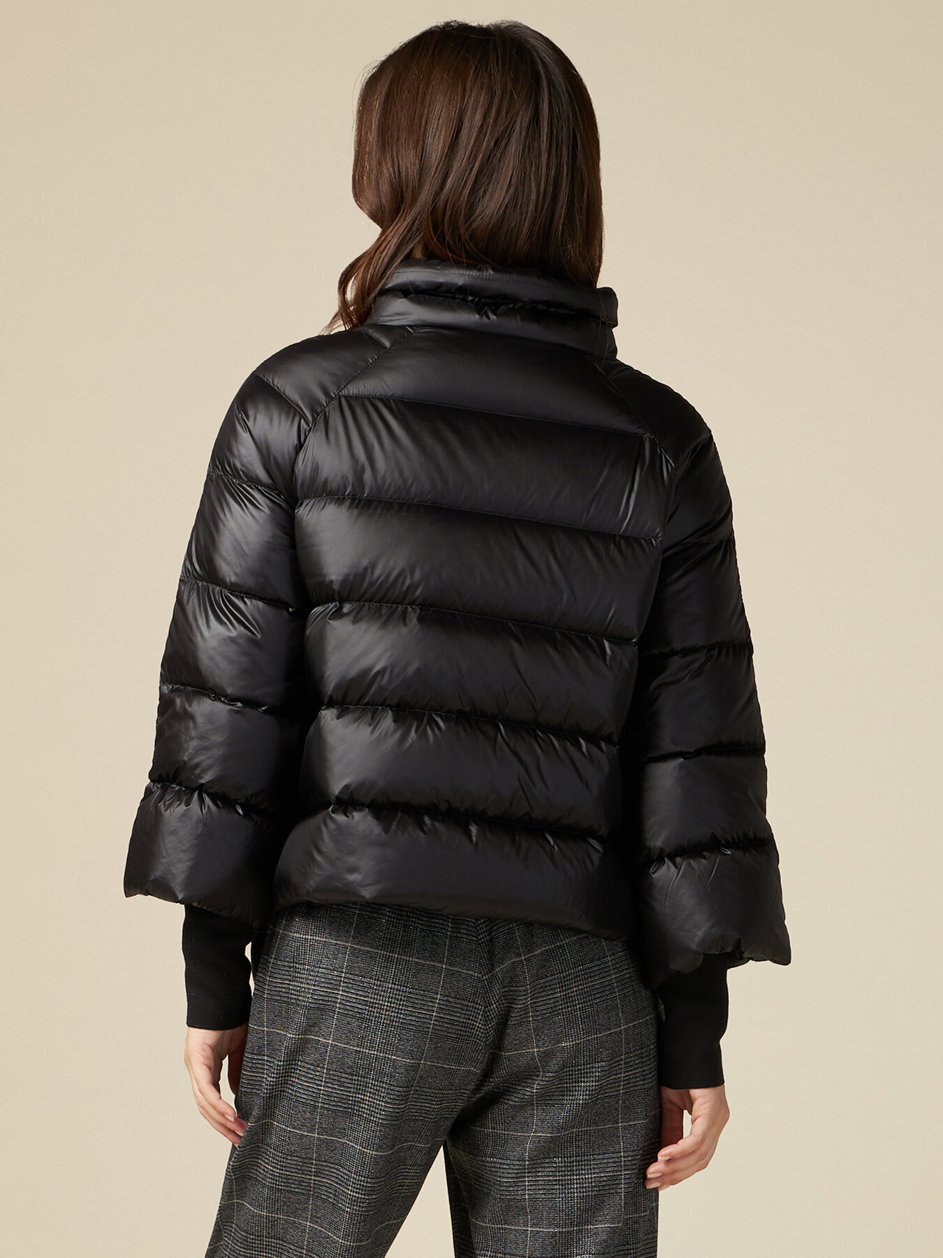 Piumino boxy in vera piuma d'oca image number 1