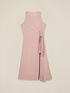 Kleid mit Knoten und Schmuckschnalle image number 3