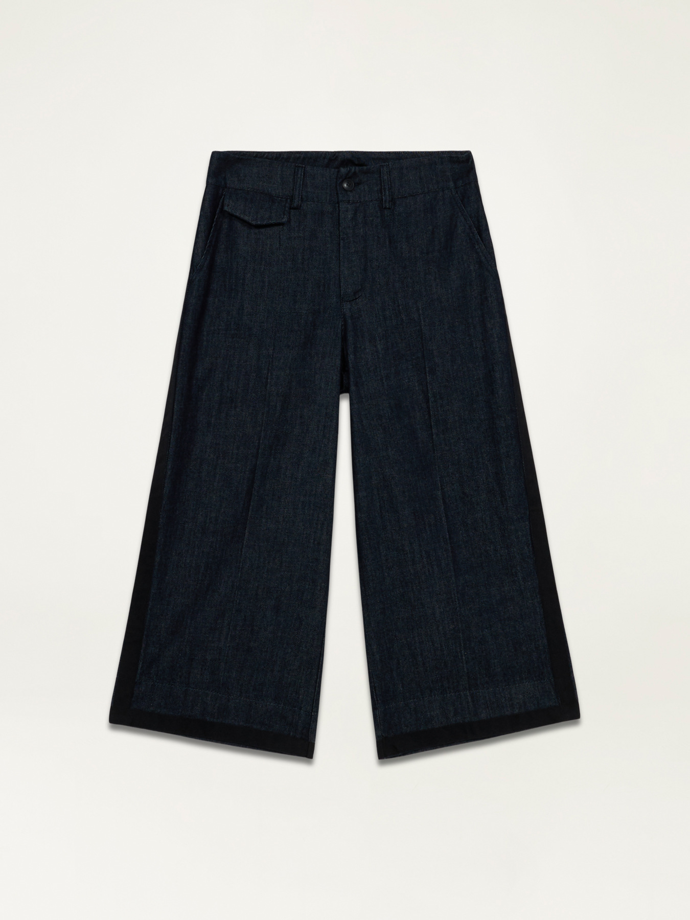 Jeans wide leg cropped image number 2