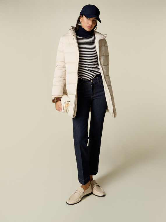 Lauren Flare jeans in rinse denim