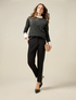 Cigarette pants with crystals image number 0