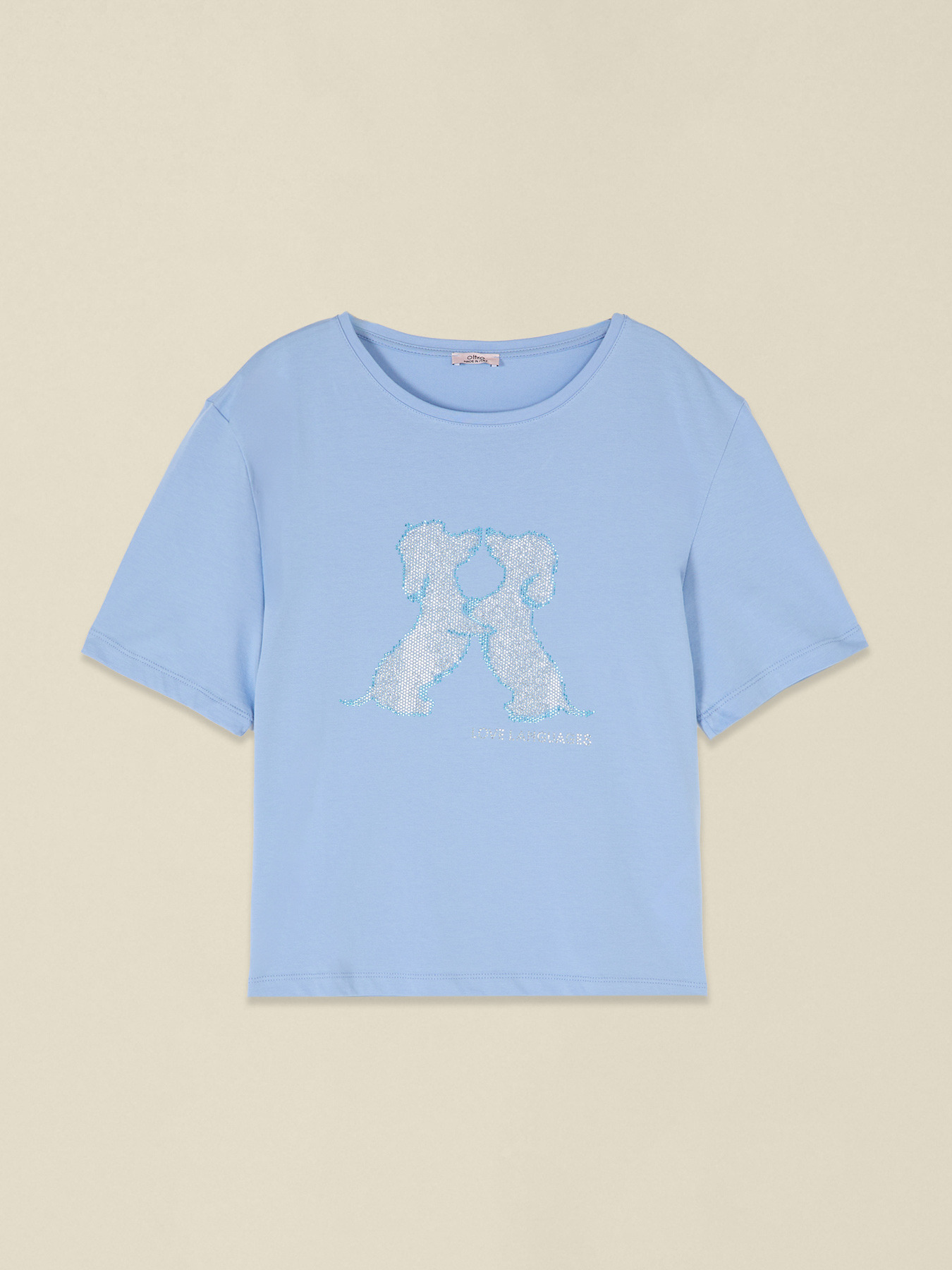 Short sleeve t-shirt with appliqu&eacute;s image number 3