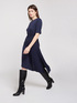 Short-sleeved dress with beads image number 0
