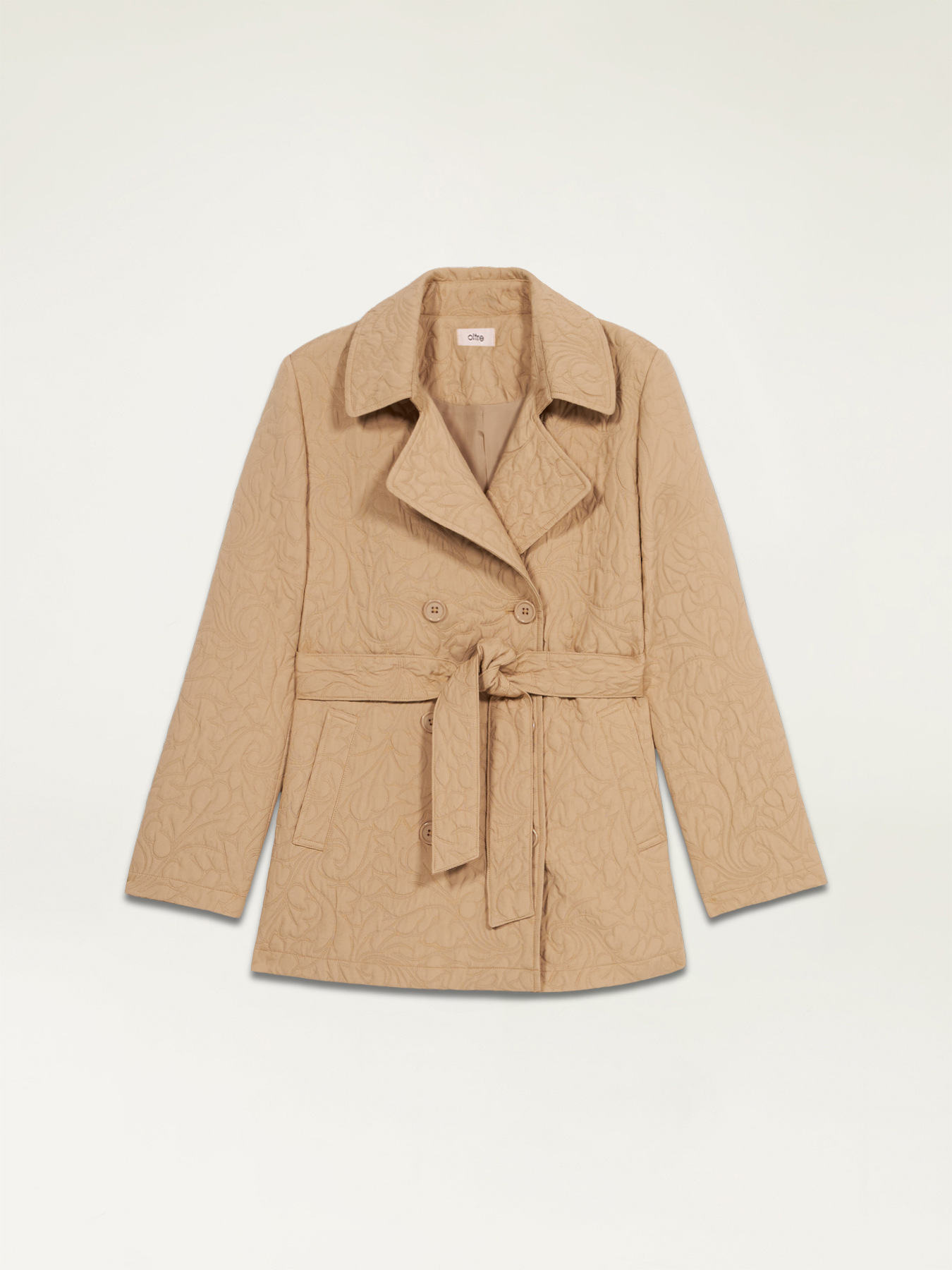 Trench midi matelass&eacute; image number 3
