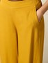 Wide-leg linen blend trousers image number 3