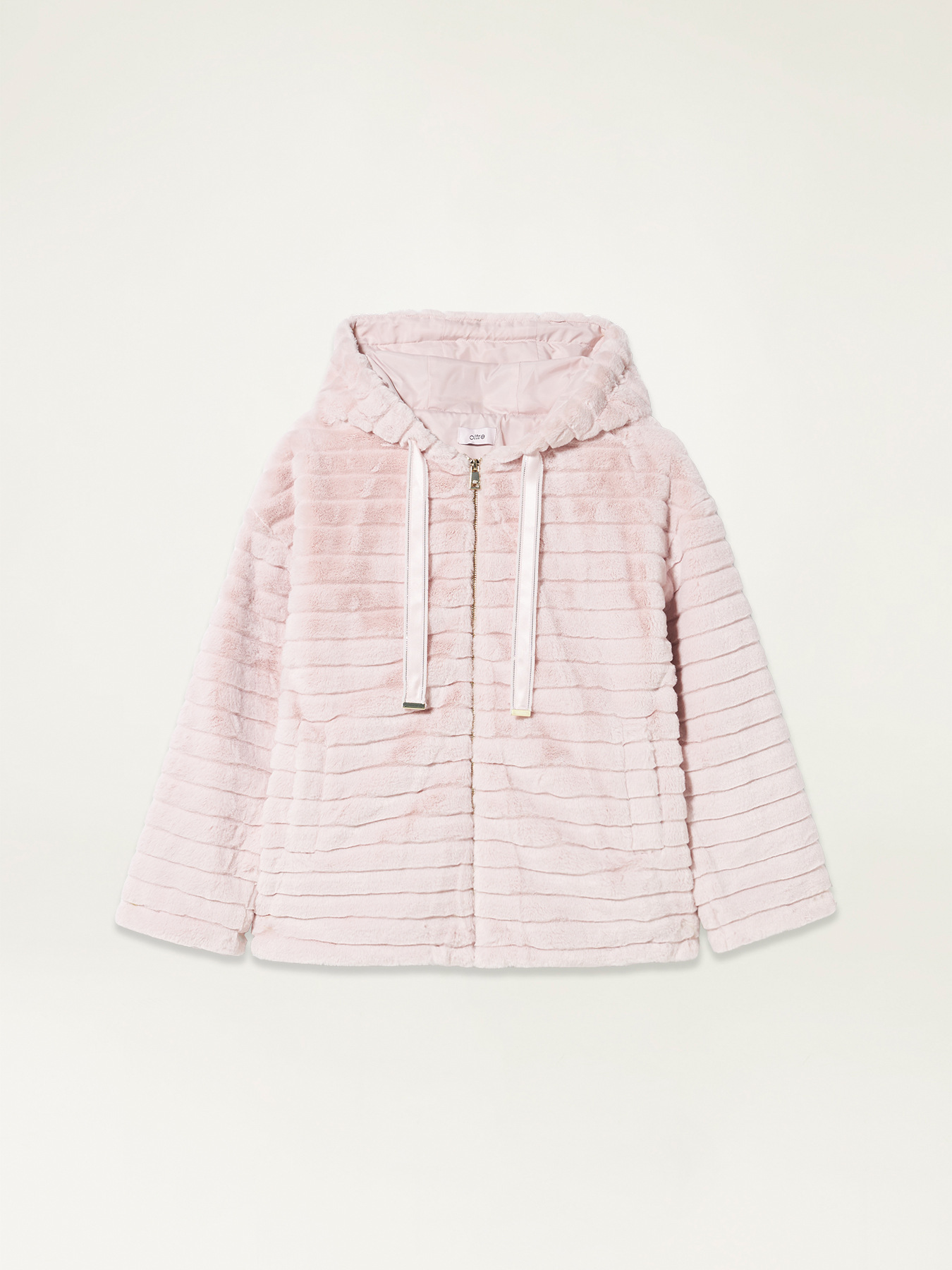 Giubbotto teddy a tagli orizzontali image number 4