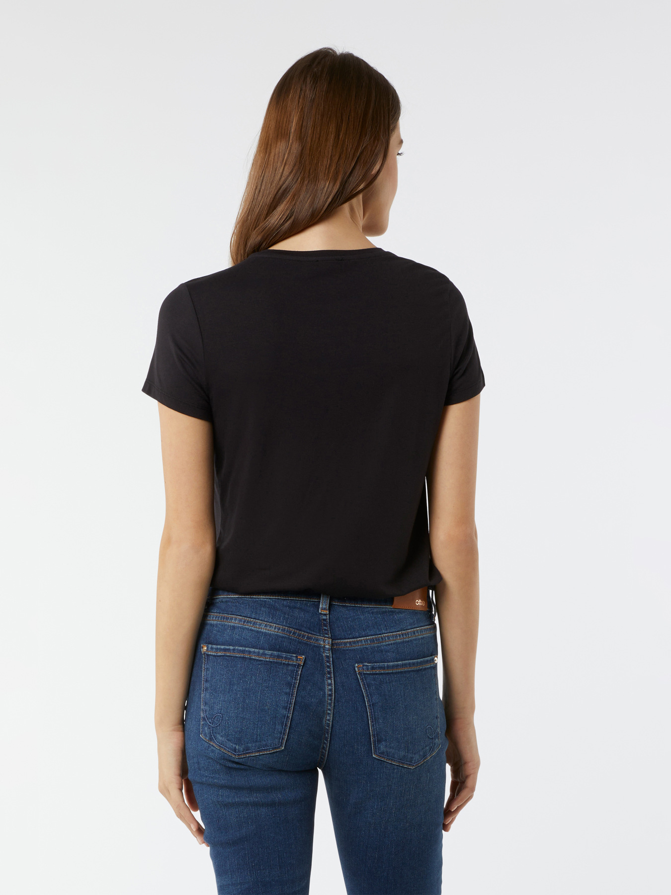 T-shirt lettering con paillettes image number 1