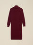 Oversized dress in viscose blend knit image number 3